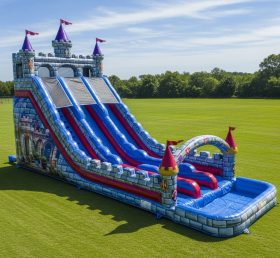 T8-5401 Castle Kingdom Theme Inflatable Water Slide
