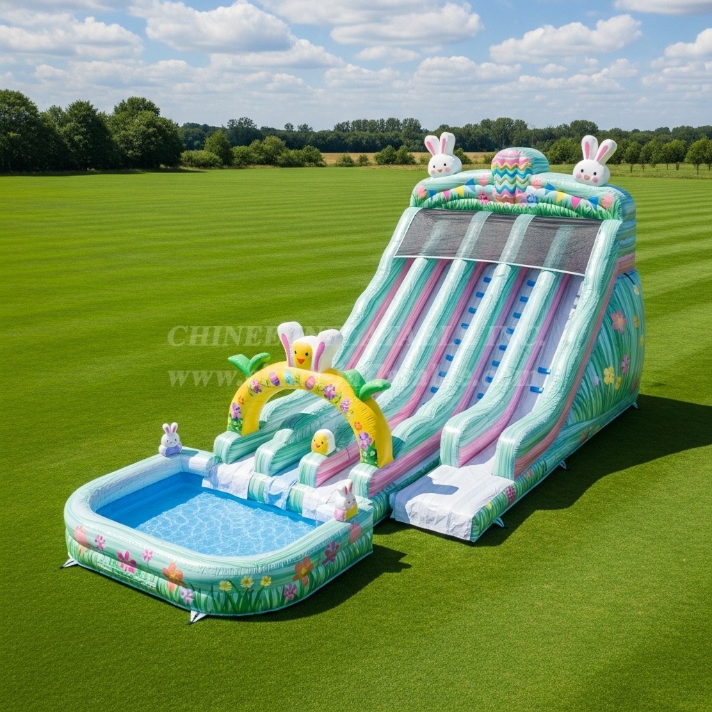 T8-5408 Easter Theme Inflatable Water Slide