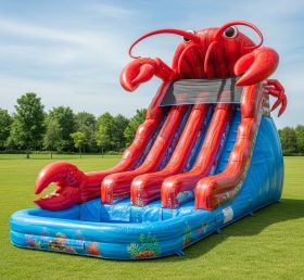 T8-5419 Lobster Theme Inflatable Water Slide