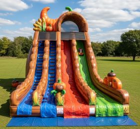 T8-5431 Thanksgiving Theme Inflatable Water Slide
