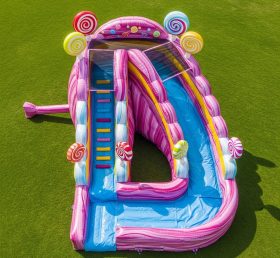T8-5474 Candy Theme Inflatable Water Slide