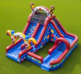T8-5500 Clown Theme Inflatable Water Slide