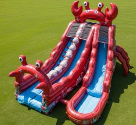 T8-5511 Crab Theme Inflatable Water Slide
