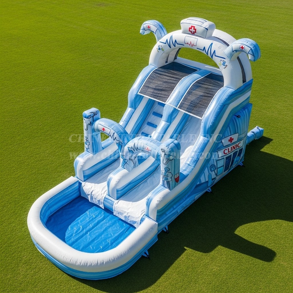 T8-5632 Hospital Theme Inflatable Water Slide
