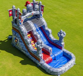 T8-5655 Knight Theme Inflatable Water Slide