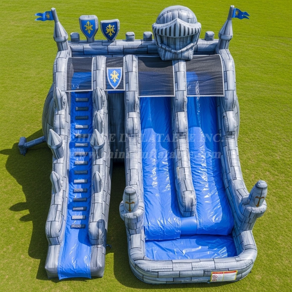T8-5656 Knight Theme Inflatable Water Slide