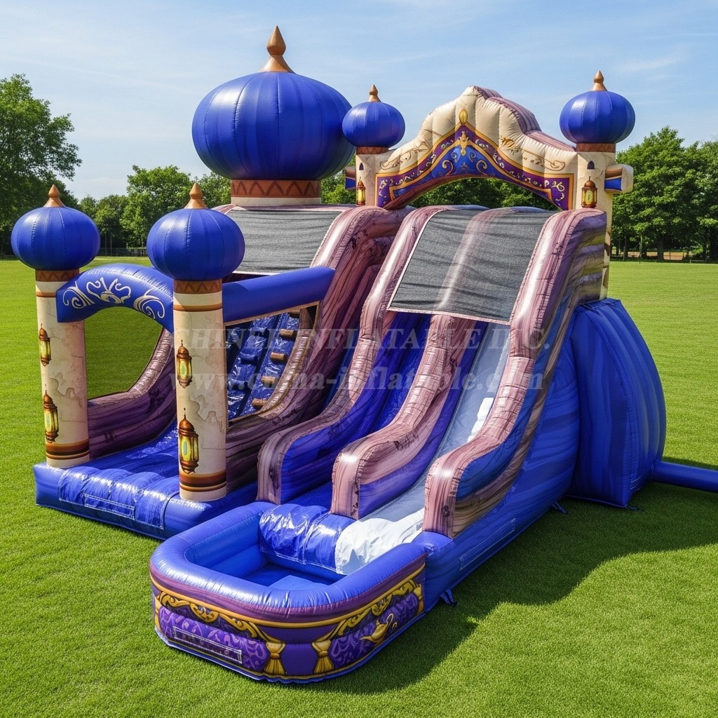 T8-7100 Aladdin Theme Inflatable Water Slide