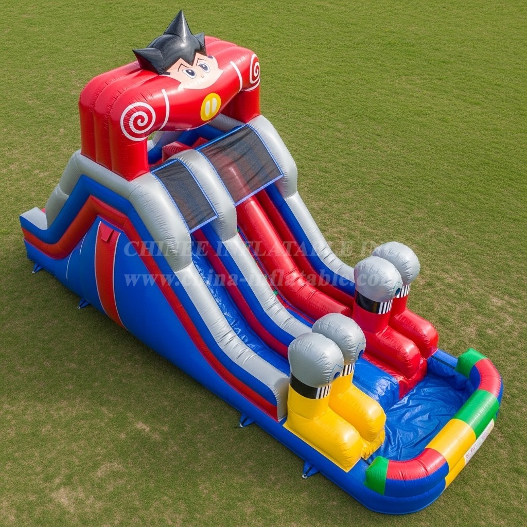 T8-7114 Astro Boy Theme Inflatable Water Slide