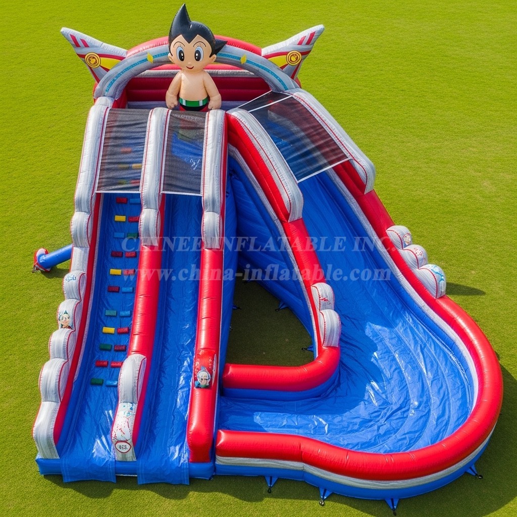T8-7115 Astro Boy Theme Inflatable Water Slide