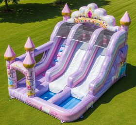 T8-7423 Princess Parties Theme Inflatable Water Slide