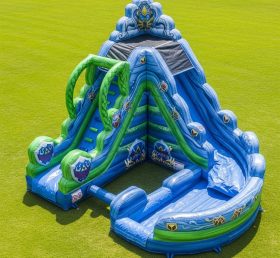 T8-7538 The Legend of Zelda Theme Inflatable Water Slide