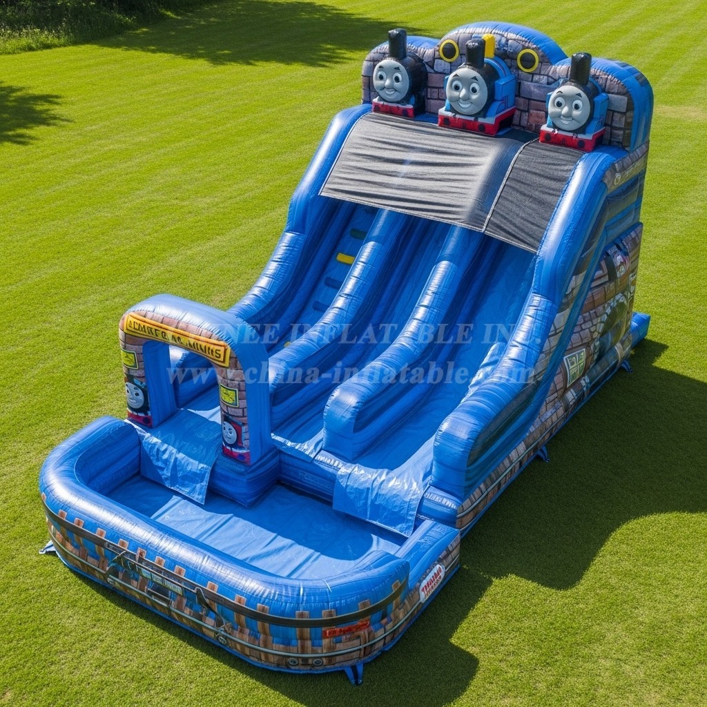 T8-7558 Thomas & Friends Theme Inflatable Water Slide