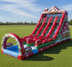 T8-7641 Christmas Theme Giant Slide