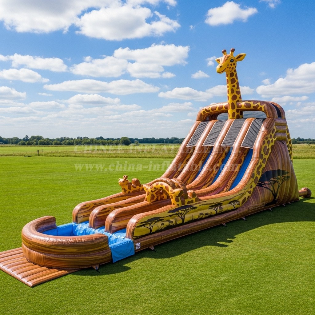 T8-7673 Giraffe Theme Giant Slide