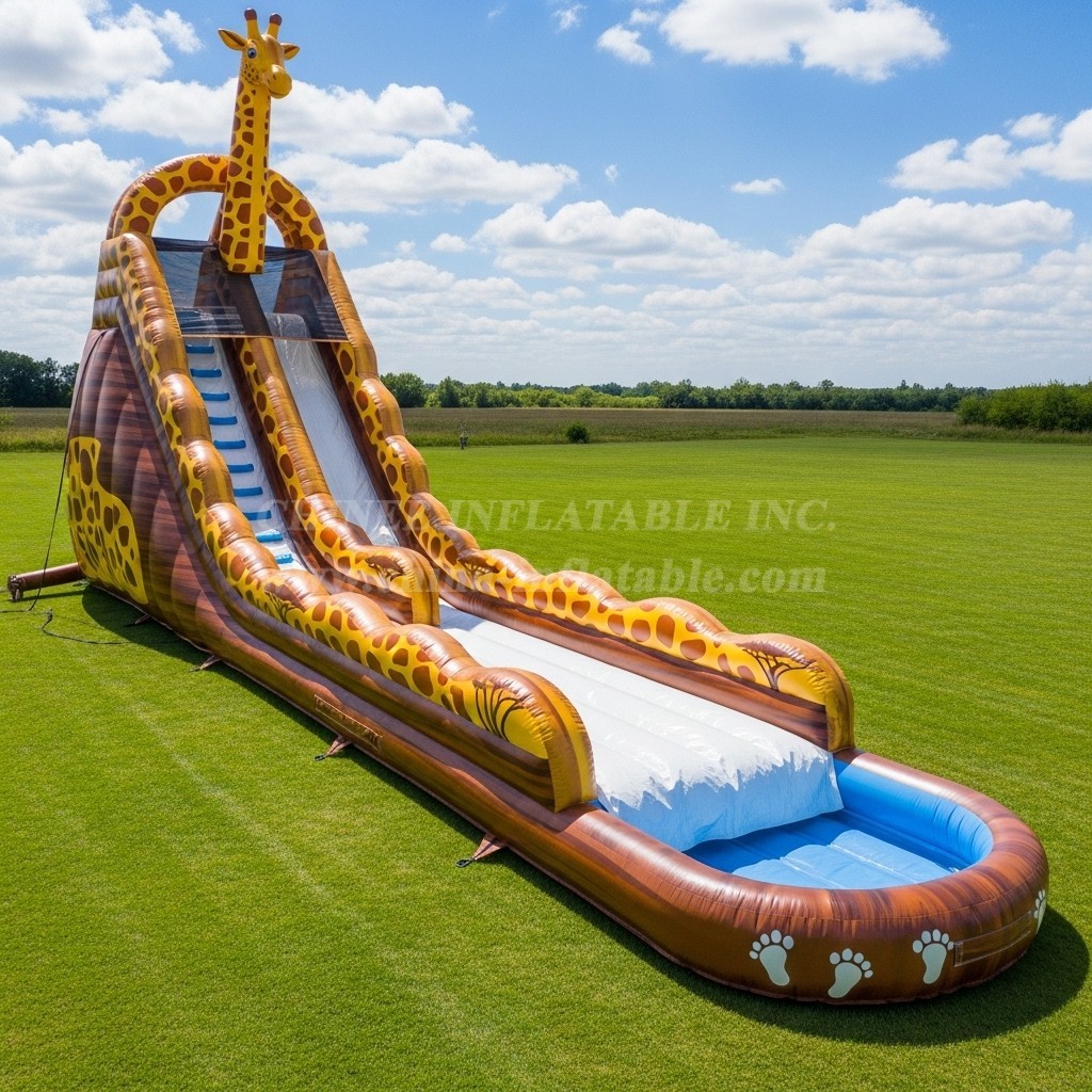 T8-7674 Giraffe Theme Giant Slide