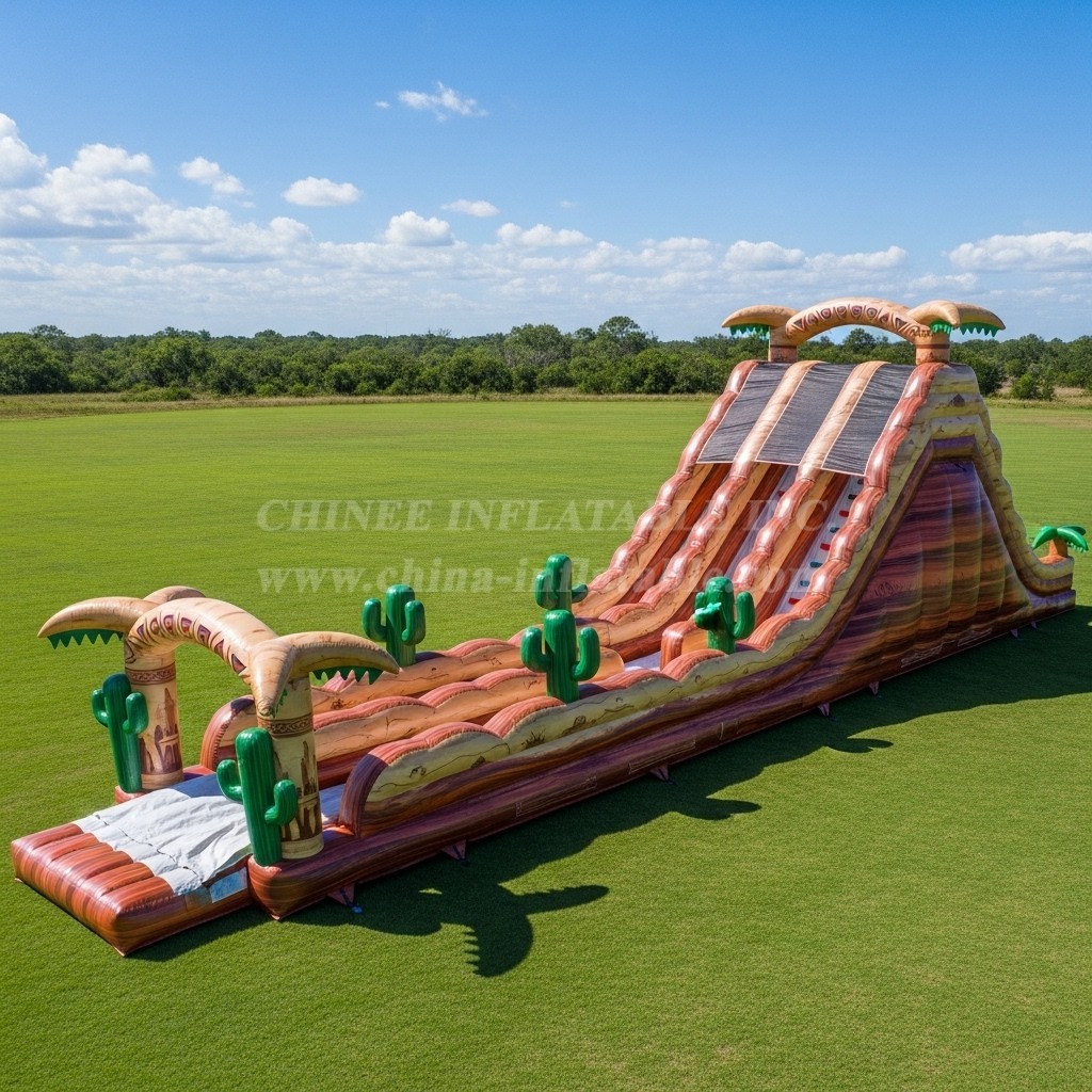 T8-7747 Desert Theme Inflatable Slide
