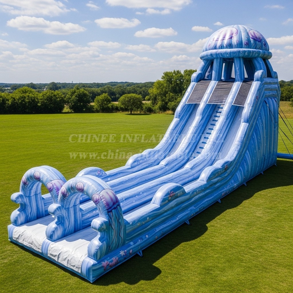 T8-7778 Jellyfish Theme Inflatable Slide