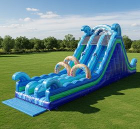 T8-7794 Ocean Theme Inflatable Slide