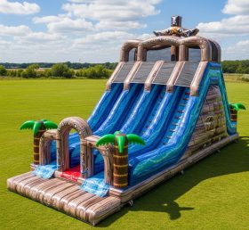 T8-7808 Pirates Theme Inflatable Slide