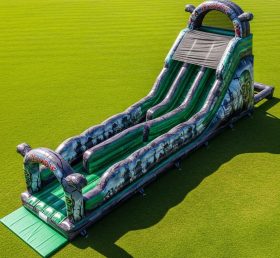 T8-7827 Zombie Theme Inflatable Slide