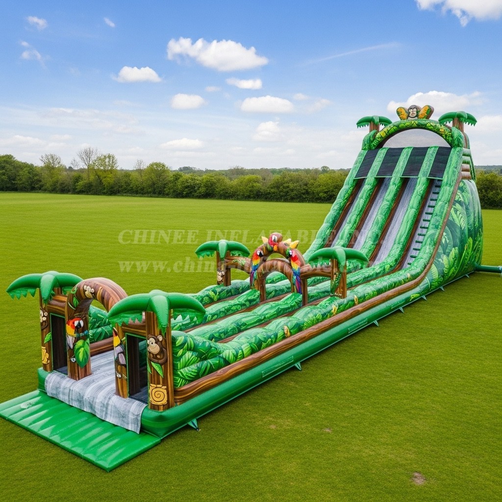 T8-7855 Jungle Theme Giant Slide