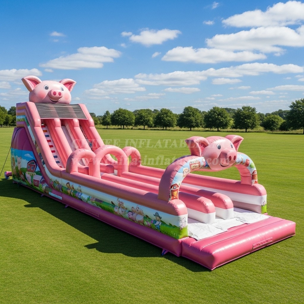 T8-7864 Pig Theme Giant Slide