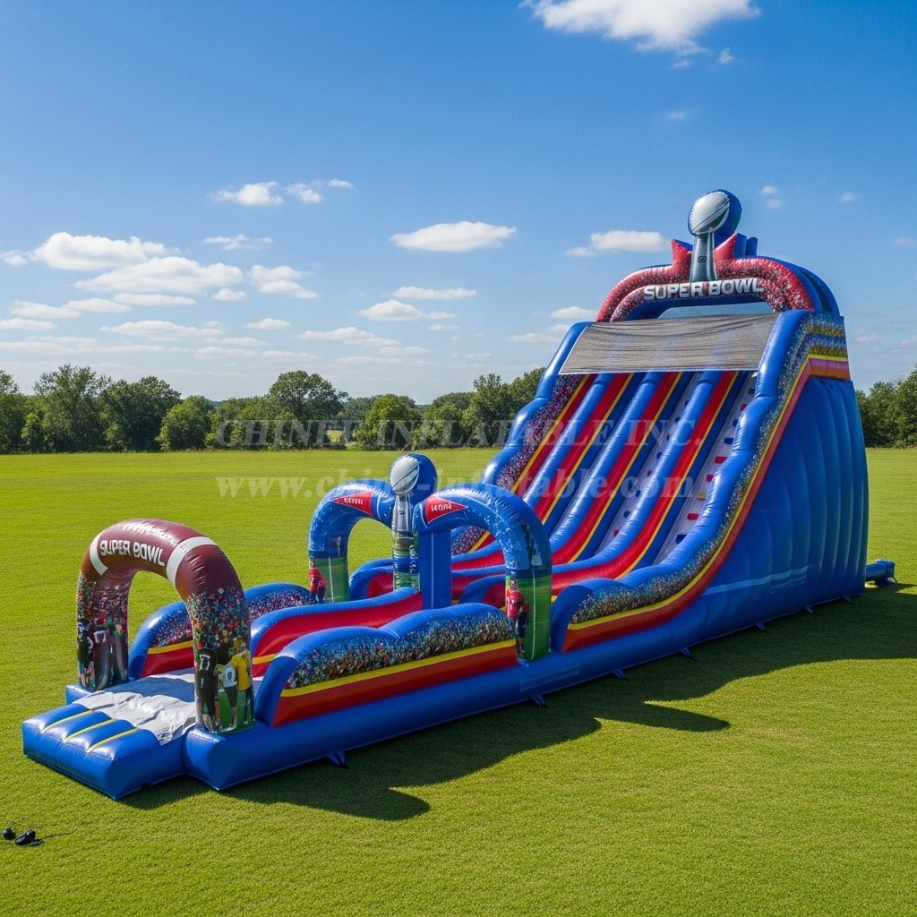 T8-7876 Super Bowl Theme Giant Slide
