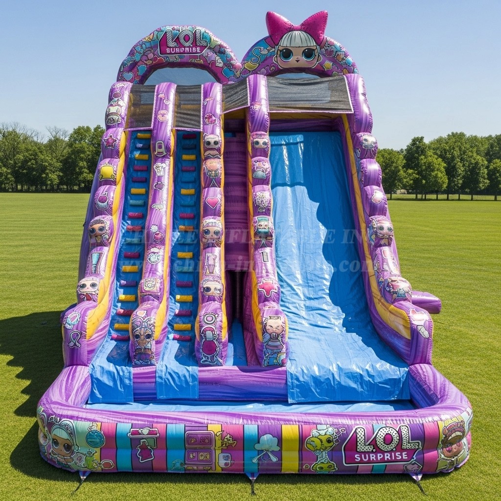T8-8758 L.O.L. Surprise Inflatable Water Slide