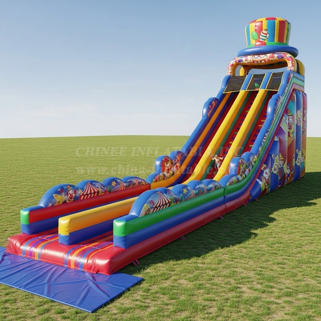 T8-8793 Circus Inflatable Slide