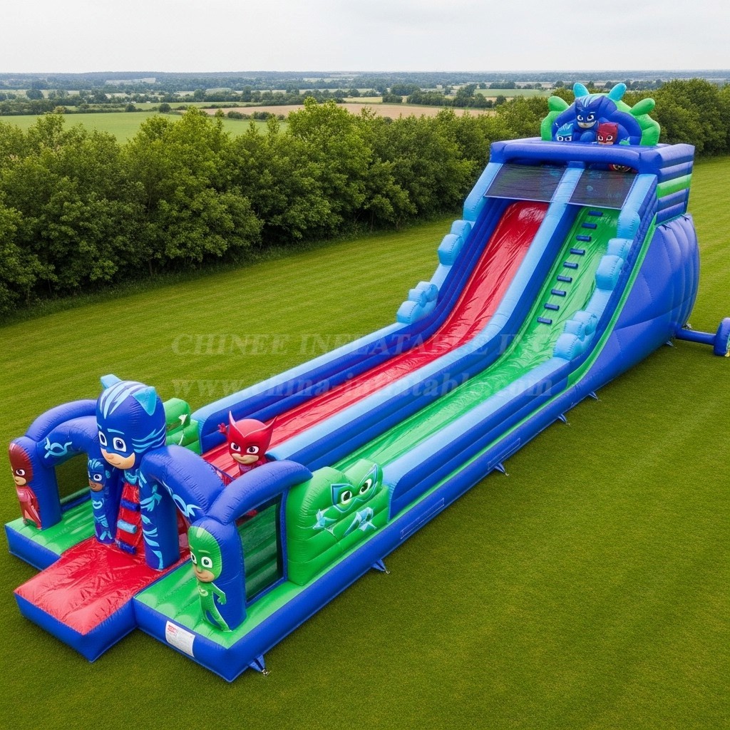 T8-8803 PJ Masks Inflatable Slide