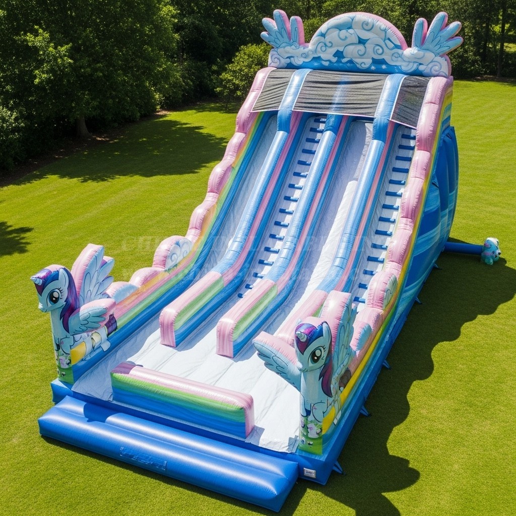 T8-8809 My Little Pony Inflatable Slide