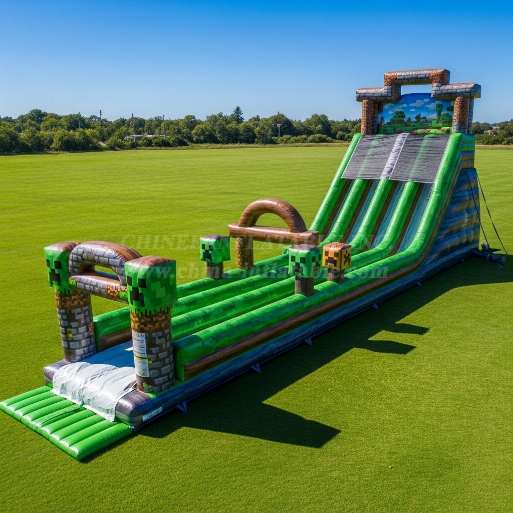 T8-8835 Minecraft Inflatable Slide