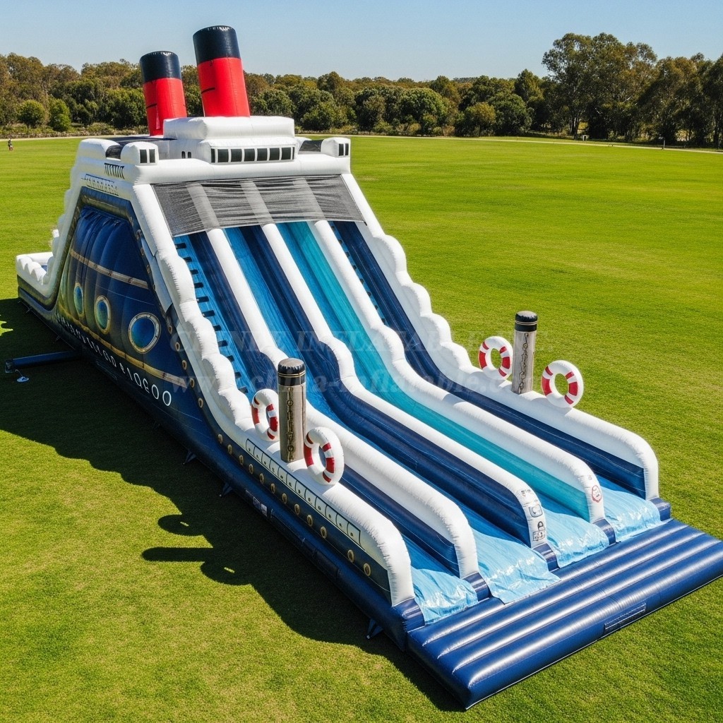 T8-8838 Titanic Inflatable Dry Slide