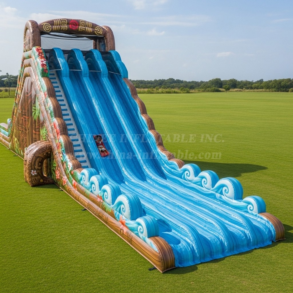 T8-8858 Moana Inflatable Water Slide