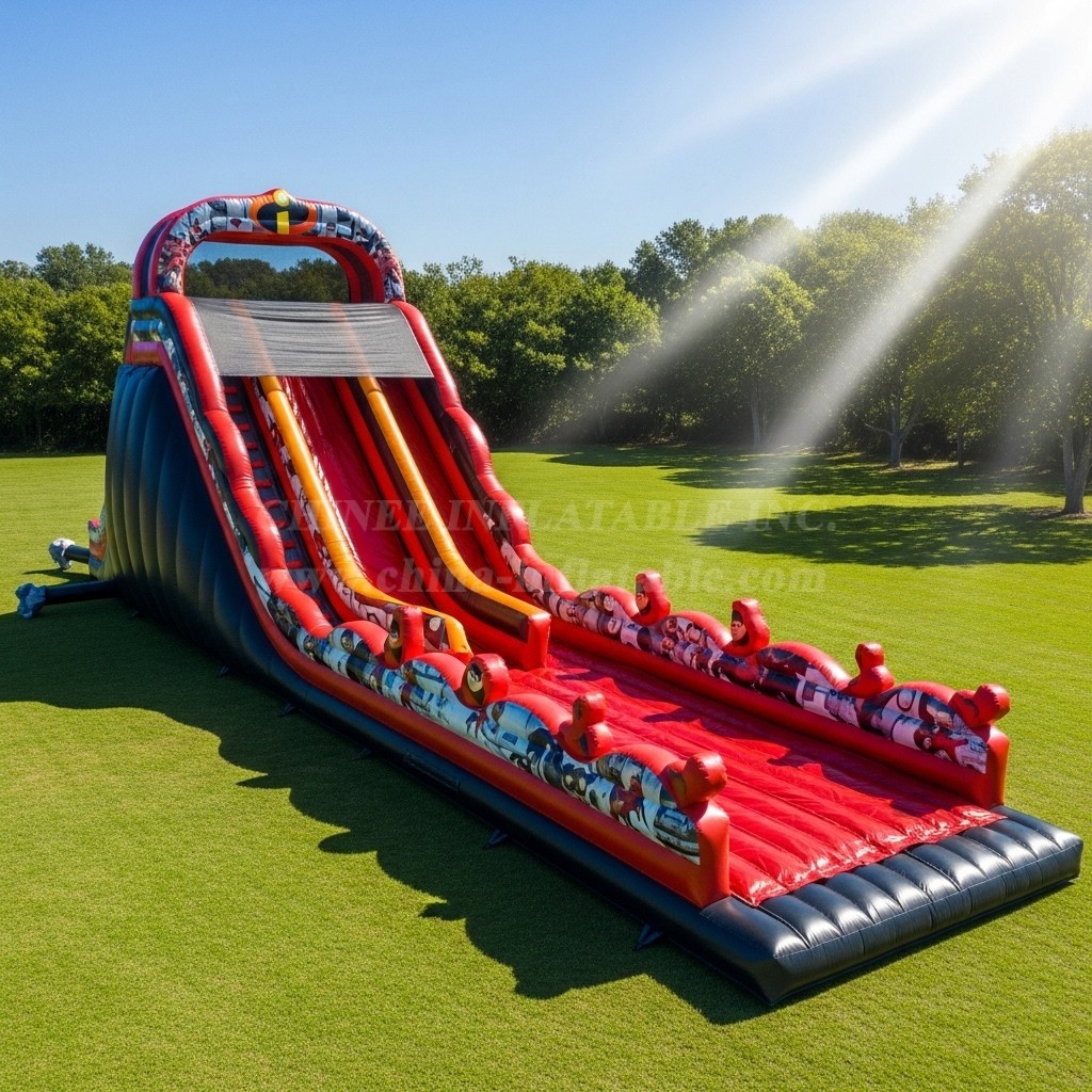 T8-8859 The Incredibles Inflatable Slide