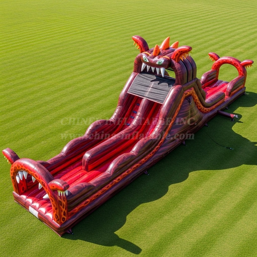 T8-8864 Blaze Monster Inflatable Slide