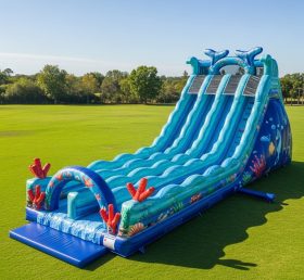 T8-8871 Mermaid Ocean Theme Inflatable Slide