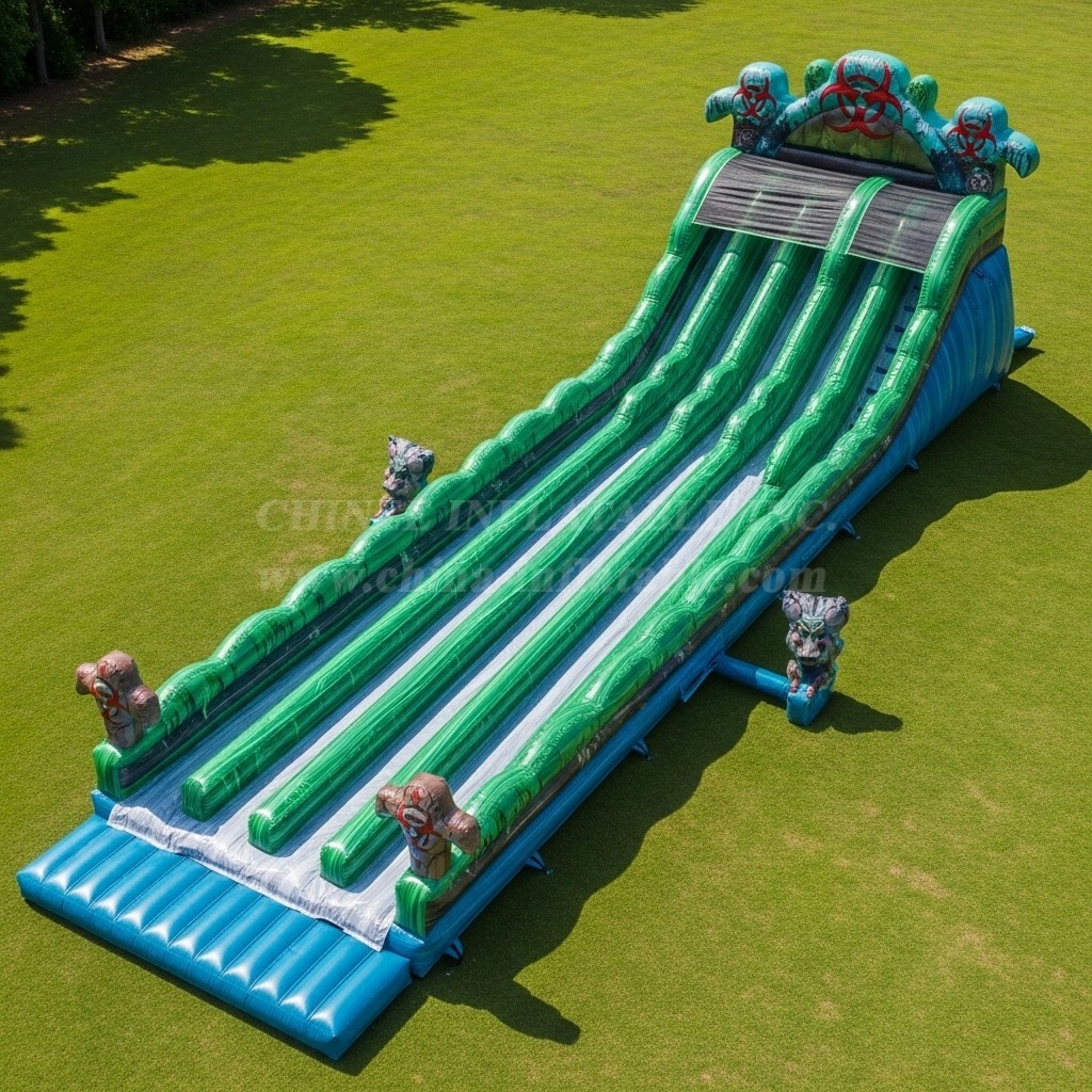 T8-8872 Toxic Inflatable Dry Slide