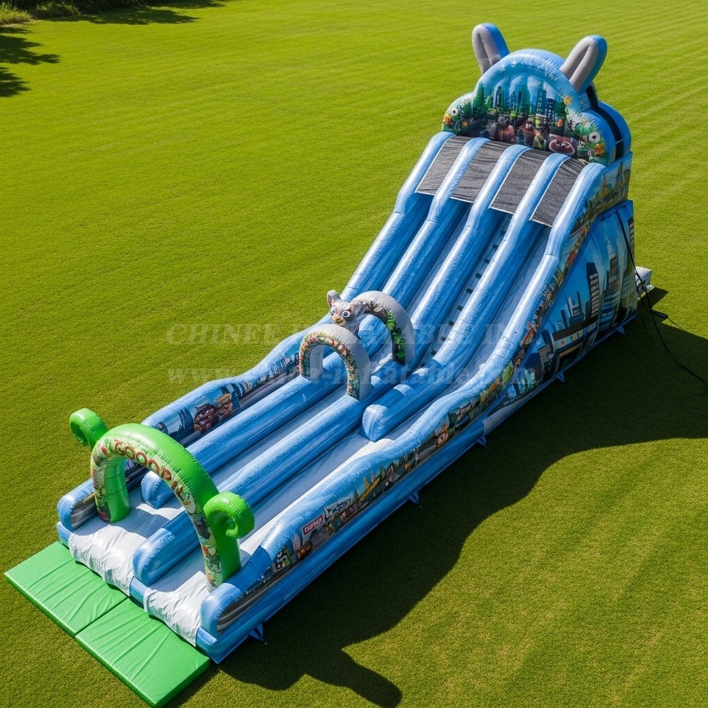 T8-8876 Zootopia Inflatable Slide