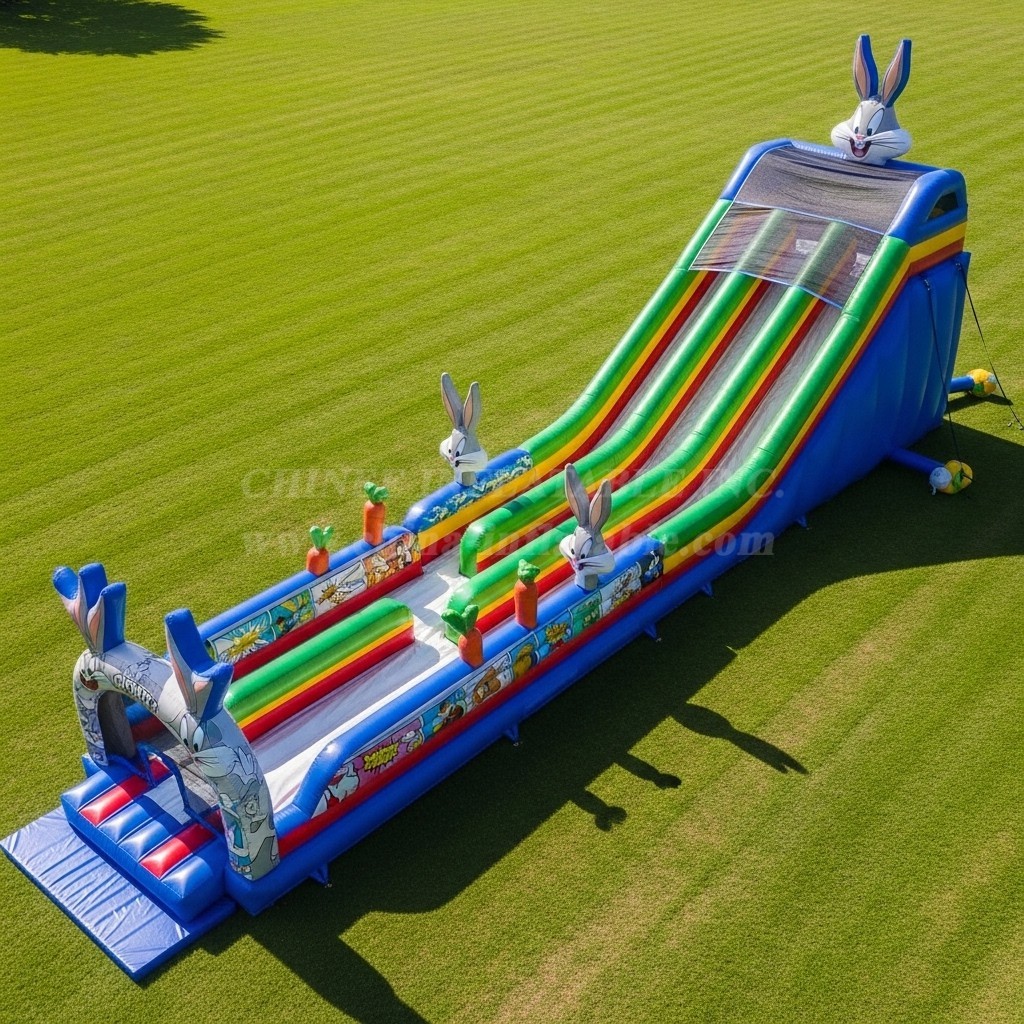 T8-8878 Looney Tunes Inflatable Slide