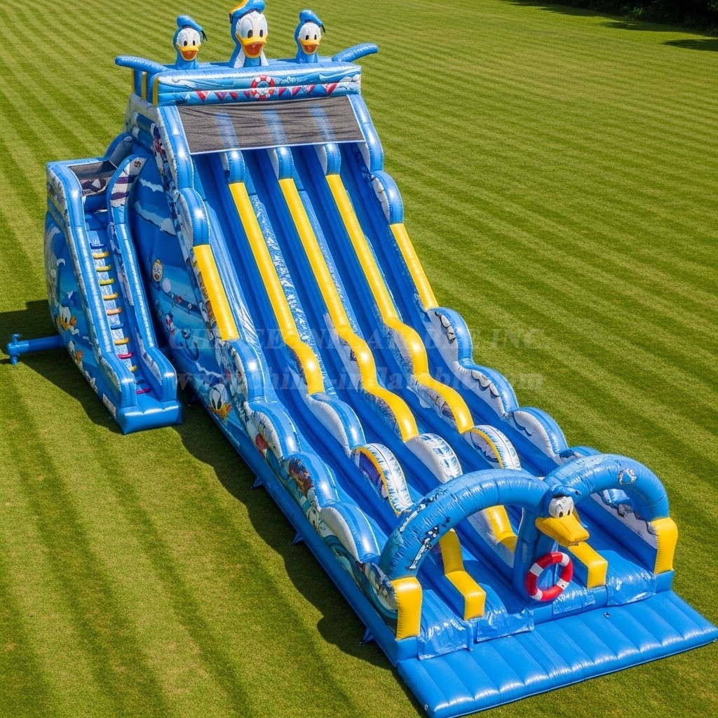 T8-8882 Donald Duck Inflatable Dry Slide