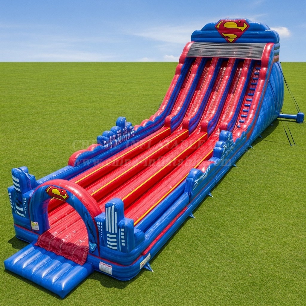 T8-8892 Superman Inflatable Dry Slide