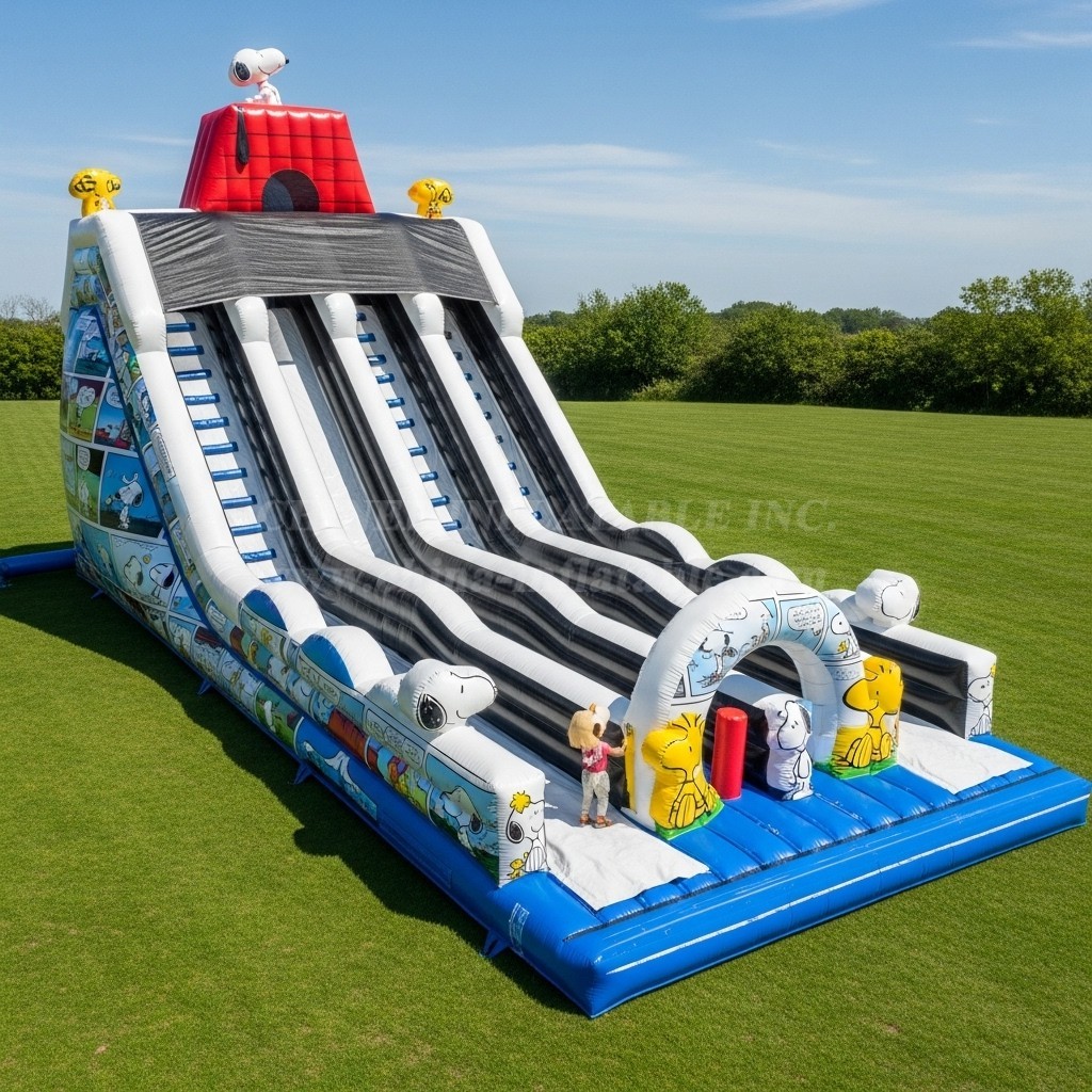 T8-8897 Snoopy Inflatable Slide