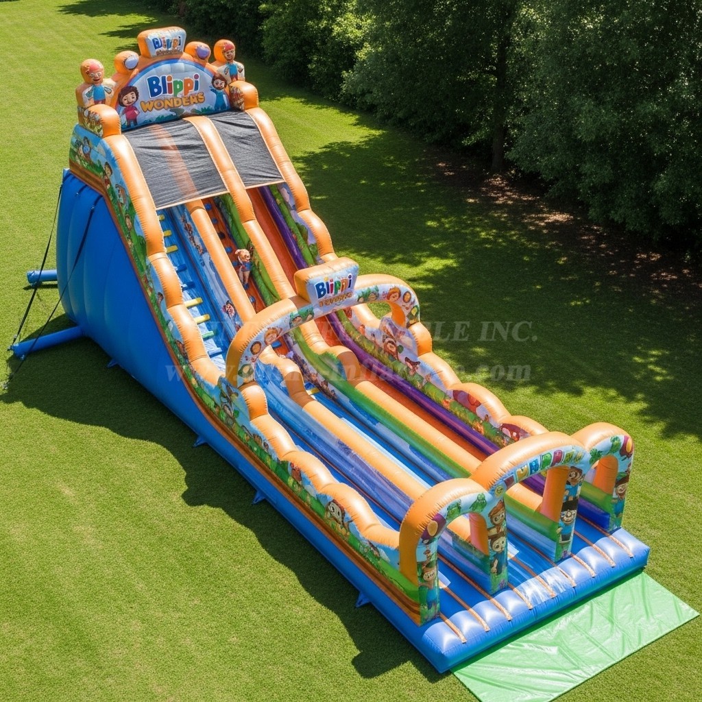 T8-8900 Blippi Wonders Inflatable Slide