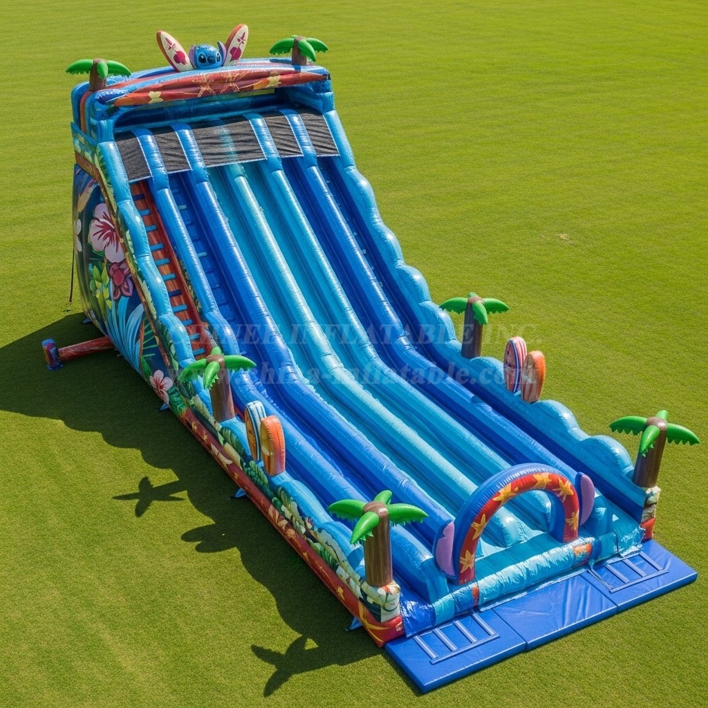 T8-8907 Lilo & Stitch Inflatable Water Slide