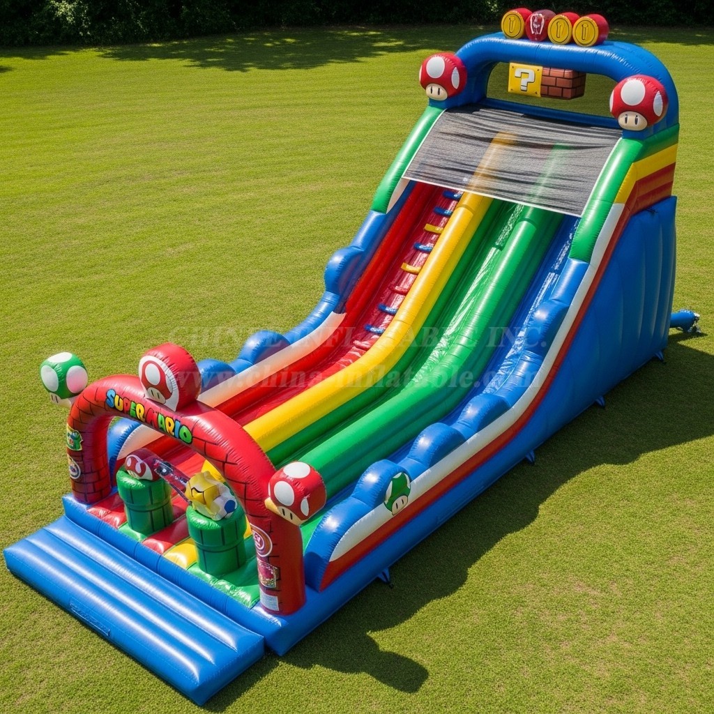 T8-8909 Super Mario Inflatable Slide
