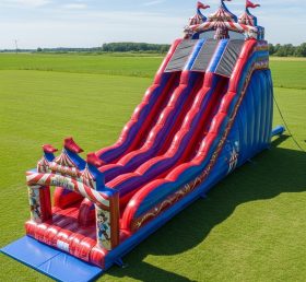 T8-8915 Circus Inflatable Dry Slide