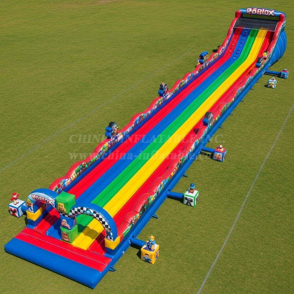 T8-8924 Roblox Inflatable Dry Slide