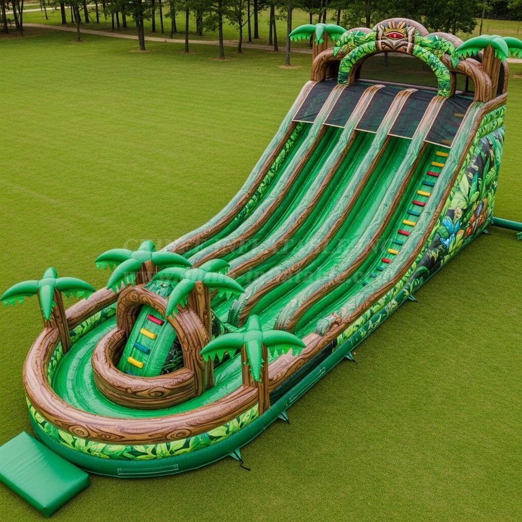 T8-8948 Tropical Inflatable Slide