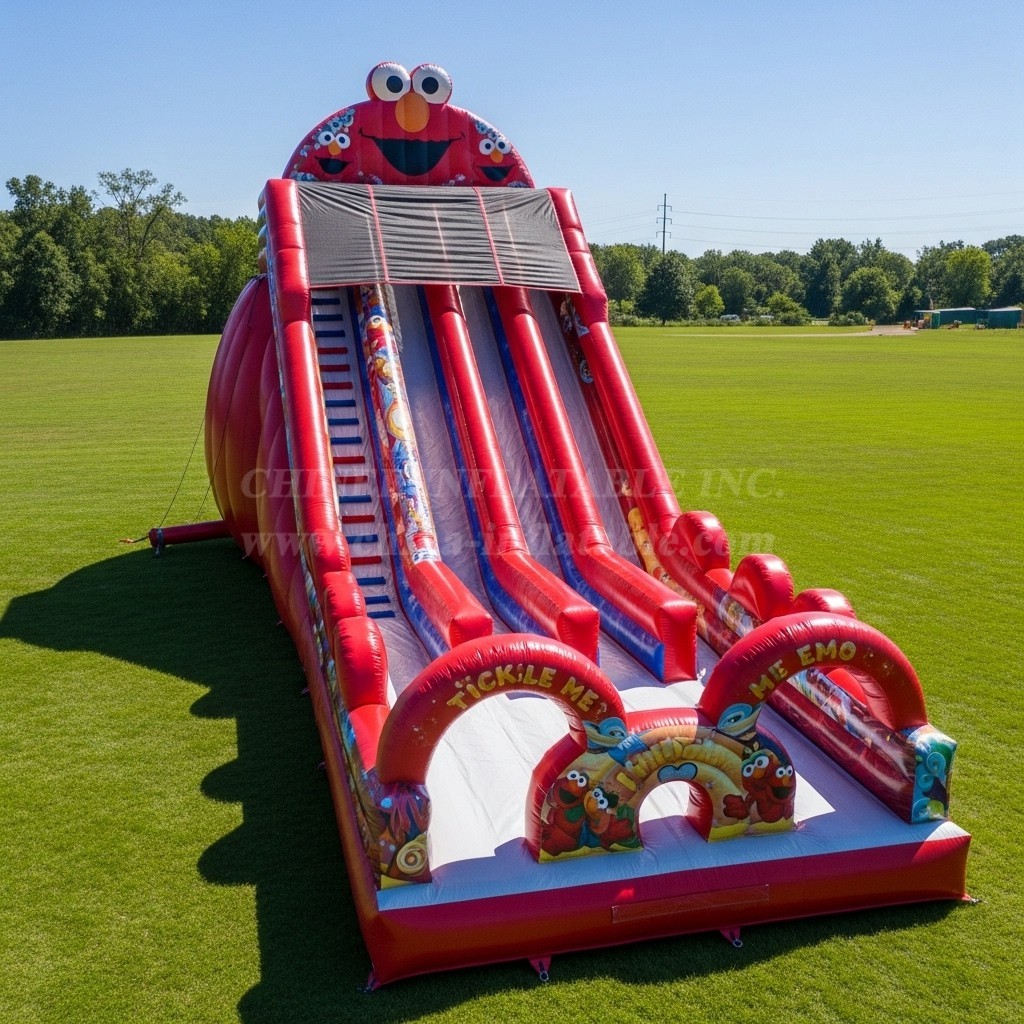 T8-8959 Tickle Me Elmo Inflatable Slide